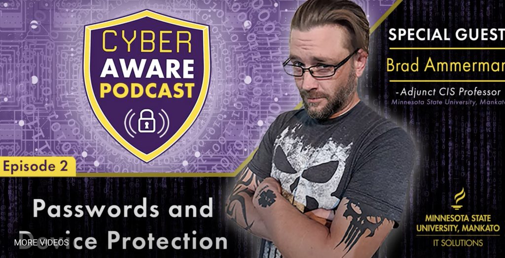Photo of Brad Ammerman as this week's featured guest on the CyberAware Podcast.