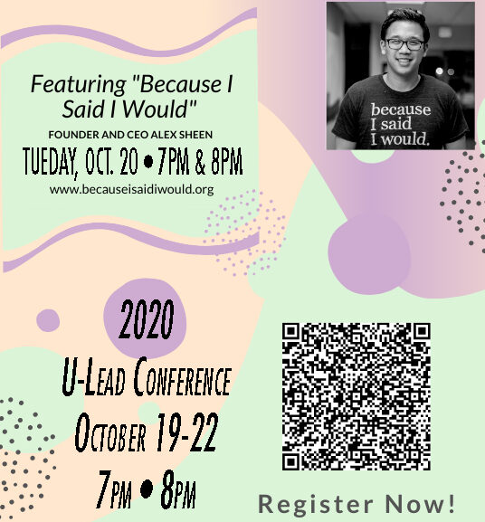 U-Lead Conference Features ‘Because I Said I Would’ Founder on Oct. 20