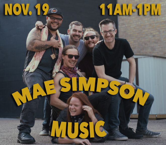 MAE SIMPSON MUSIC: Best New Band Is Live, Live-streamed on Nov. 19