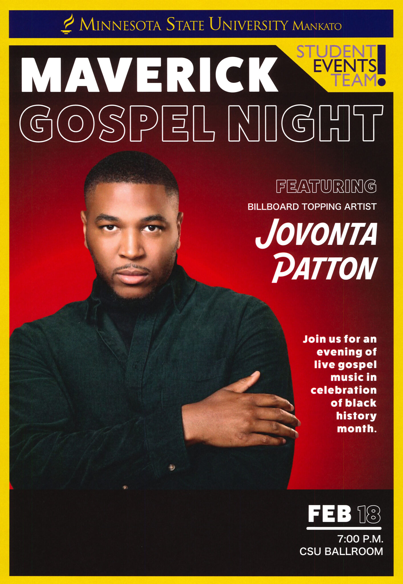 FiveTime Billboard ChartTopping Recording Artist Jovonta Patton