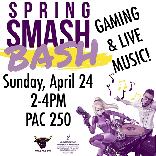 SMASH Bash: Gaming To Live Music on April 24