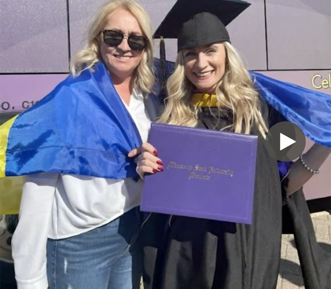Ukrainian Mother, Daughter Reunite For Graduation, Mother’s Day with Klobuchar’s Help