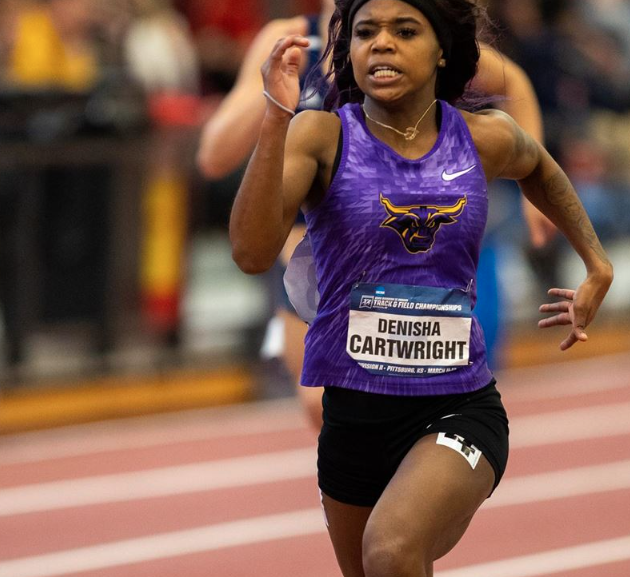 Denisha Cartwright Sprints Into NSIC Championship as One of Best in the Nation