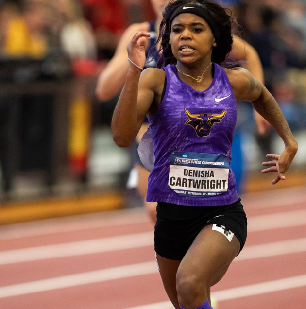 Denisha Cartwright Sprints Into NSIC Championship as One of Best in the Nation