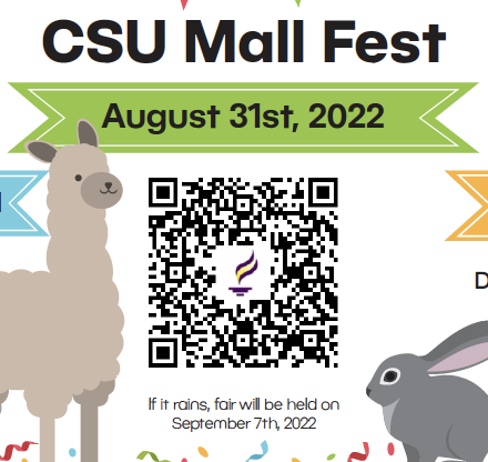 Fall ’22 CSU Mall Fest Offers Fun, Food, Favorite Tunes and Farm Animals on Aug. 31