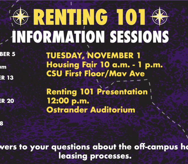 Renting 101 Info Sessions Help Guide Students through Off-Campus Housing Process