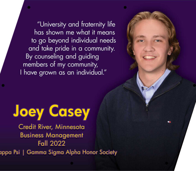 “Find People That Are There For You And Share a Vision With You” – Joey Casey