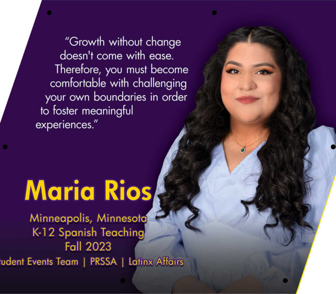 “I began realizing that sometimes all you need to be a leader people can trust, is to just be present” -Maria Rios￼