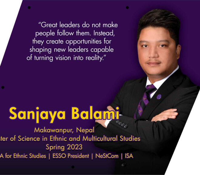 “I believe the future is always made by your present activities” -Sanjaya Balami￼
