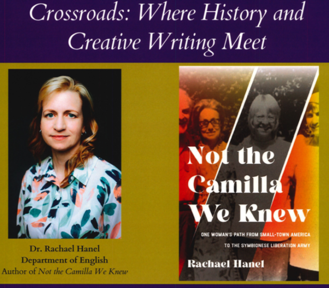 Upcoming History Lecture Series ‘Crossroads’ Focuses on the Creative Writing Process