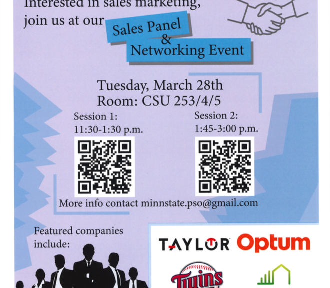 Join Us For The Sales Panel & Networking Event