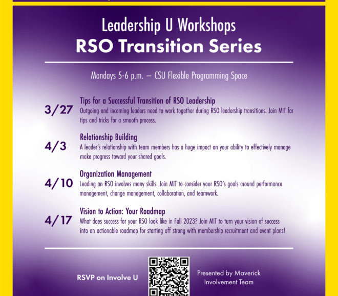 RSO Transition Workshops By MIT