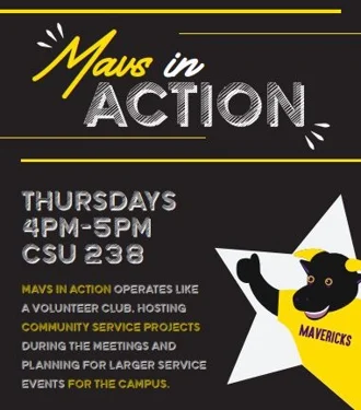 Mavs in Action Offers Weekly Sessions Helping Student Learn About Community Involvement