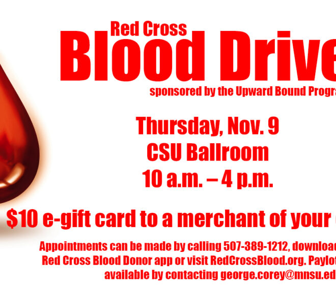 Help Save Lives; Red Cross Blood Drive