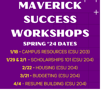 Maverick Success Workshops Help Build Skills
