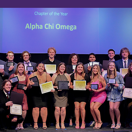 Alpha Chi Omega Named Chapter of the Year as Awards Banquet Concludes Greek Week