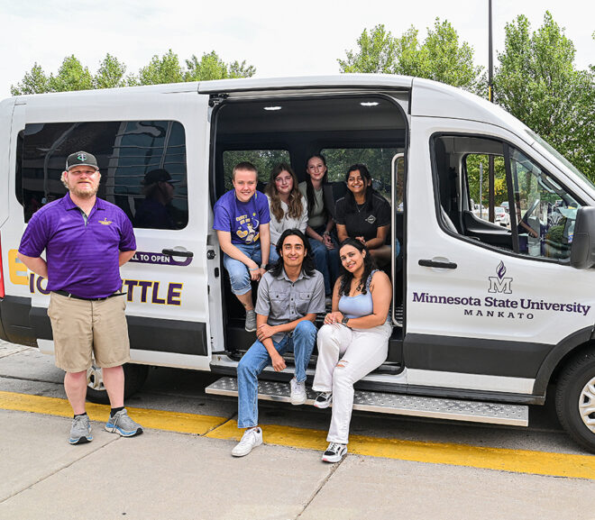 Maverick Shuttle Goes Electric with Addition of First EV Vehicle to the Campus Bus Fleet